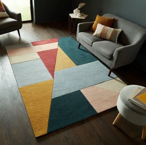 Flair Rugs, Kusový koberec Moderno Alwyn Multi/Pink, 120x170, viacfarebná, obývacia izba