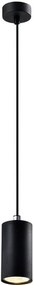 Candellux Čierny závesný luster Tubo 10cm pre žiarovku GU10 31-78537