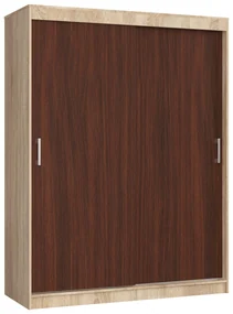 Šatníková skriňa Cosimo  (dub sonoma + wenge). Akcia -18%. Vlastná spoľahlivá doprava až k Vám domov. 1069439