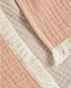 Mušelínová detská deka v lososovej farbe 130x170 cm Nafine – Kave Home