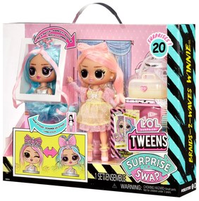 L.O.L. Surprise! Swap Tweens bábika a mini Tweens česacia hlava - Winnie
