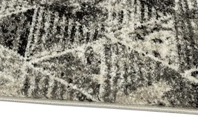 Koberce Breno Kusový koberec PHOENIX 3009 - 0255, sivá, viacfarebná,80 x 150 cm