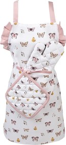 Balvnená detská chňapka podložka s motýlikmi Butterfly Paradise - 16*16 cm