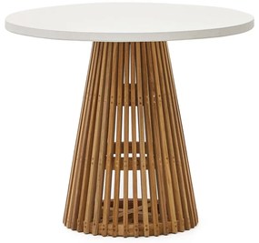 Okrúhly záhradný jedálenský stôl ø 90 cm Alcaufar – Kave Home