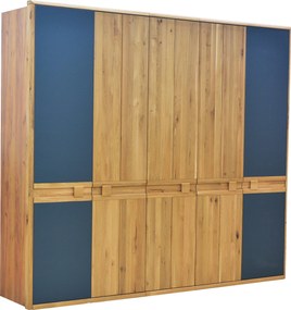 XXXLutz ŠATNÍKOVÁ SKRIŇA, divoký dub, dub artisan, divoký dub, 256,8/225/58,5 cm Linea Natura - Skrine - 002748013102