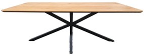 Jedálenský stôl s doskou v dubovom dekore 90x160 cm Cesura – Unique Furniture