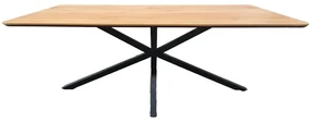 Jedálenský stôl s doskou v dubovom dekore 90x160 cm Cesura – Unique Furniture