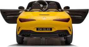 LEAN CARS Autobatérie Mercedes AMG SL63 Yellow Painted