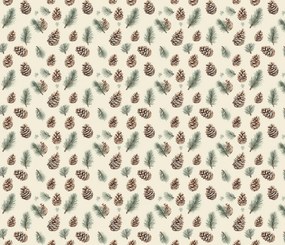 Bavlnené obliečky PINE CONES farebné Rozmer obliečky: 70 x 90 cm | 140 x 220 cm