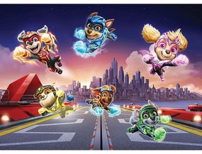 Detská fototapeta Paw Patrol Mighty Pups 252 x 182 cm, 4 diely