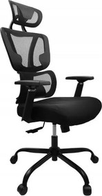Kancelárska stolička ERGO - čierna - nosnosť 140 kg