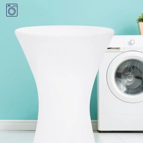 InternetovaZahrada Poťah na barový stôl Ø70 cm - biely