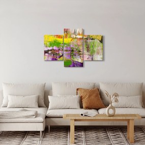 Obraz abstrakcie - maľba (90x60 cm)