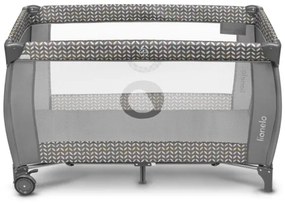 Lionelo - Cestovná postieľka SVEN PLUS šedá