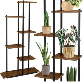 Stojan na květiny IKER dub/černý