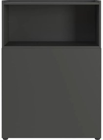 Antracitová knižnica 80x120 cm Mailand – Germania