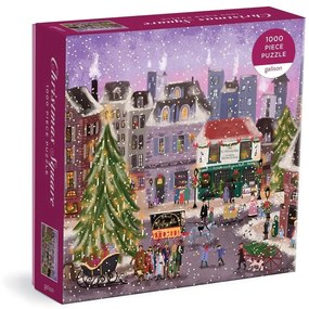 Galison Puzzle Vianočné námestie 1000 dielikov