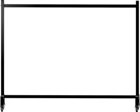 Vešiak s kolieskami na oblečenie Gisborne 150x38x120 - čierna