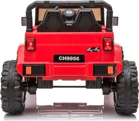 LEAN CARS Elektrické autíčko CH9956 červené, LED svetlá, ovládač