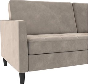 Béžová zamatová pohovka 207 cm Presley – Støraa