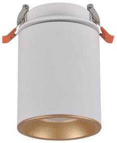 Podhľadové bodové svietidlo HARON 1xGU10/10W/230V biela/zlatá