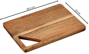 Doska na krájanie Lumi, akácia, 28x19 cm