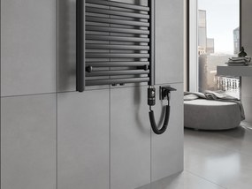 Mexen Hades, elektrické vykurovacie teleso 800 x 500 mm, 600 W, čierna, W104-0800-500-2600-70