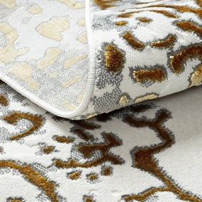 Dywany Łuszczów, Kusový koberec Allure 1961 gold/white, 160x220, žltá, kancelária