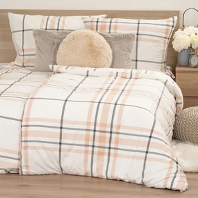 4Home Flanelové obliečky Elegant Plaid, 140 x 220 cm, 70 x 90 cm