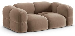 Hnedá zamatová pohovka 210 cm Loretto – Cosmopolitan Design