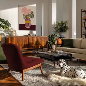 Obraz 60x80 cm Striped Vase – Styler