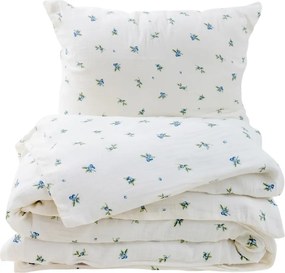 Matex Mušelínové obliečky Čučoriedky, 140 x 200 cm, 70 x 90 cm