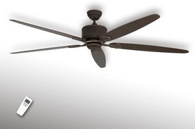 Stropný ventilátor Eco Elements hnedý 5-lopatkový