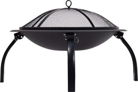 Ohnisko s grilovacou mriežkou a poklopom Cattara Vezuv, ø 48 cm