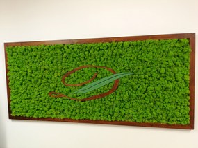 Machový obraz s logom 90cm x 180cm