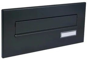 DOLS ČD-1 RAL7016 - čelná doska poštovej schránky na zamurovanie, s menovkou, antracit