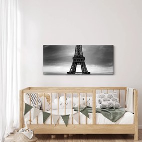 Obraz - Ružové auto v Paríži (120x50 cm)
