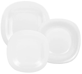 Carine Neo tanierová sada White pre 6 osôb, 18 ks