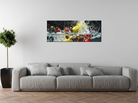Gario Obraz s hodinami Sladké ovocie Rozmery: 60 x 40 cm