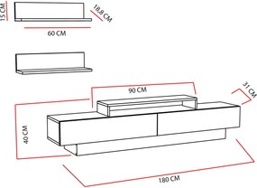 Sconto TV zostava LUSI bieal/cordoba
