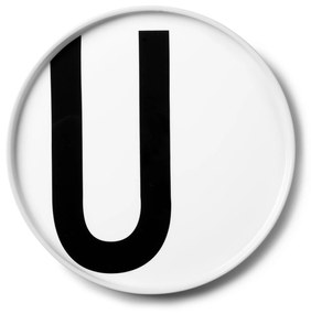 DESIGN LETTERS Porcelánový tanier Letters 20 cm U