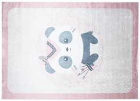PROXIMA.store - Detský koberec PINK PANDA - PRINT EMMA ROZMERY: 80x150