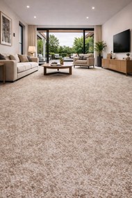 Metrážny koberec Milano 34 béžový, na mieru, šíře 4m,5m, béžová, filc, detská izba, Spoltex