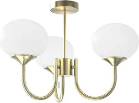 Toolight Toolight, stropné svietidlo 3xE27, APP1579-3CP, zlatá lesklá, OSW-05668
