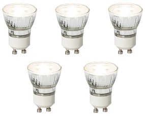 Sada 5 stmievateľných LED žiaroviek GU10 35 mm 4 W 200 lm 3000 K
