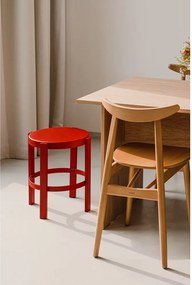 Červená oceľová stolička Doon – noo.ma