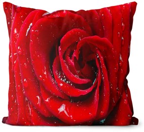 Vankúš Ruže (Veľkosť: 55 x 55 cm)