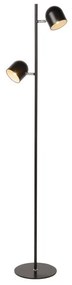 Lucide 03703/10/30 - LED stojacia lampa SKANSKA-LED 2xLED/5W/230V čierna