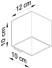 Brilagi -  LED Nástenné svietidlo MURO 1xG9/4W/230V čierna