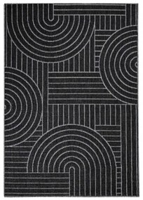 Obojstranný koberec DuoRug 5842 antracitový